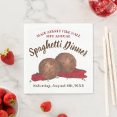 Italiaans evenement "Meatball Spaghetti Dinner Cha Servet (Insitu)