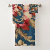 Italiaans Exquise  Grande Flowers Bad Handdoek (Insitu)