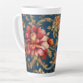 Italiaans Exquise  Grande Flowers Latte Mok (Linkerhoek)