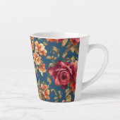 Italiaans Exquise  Grande Flowers Latte Mok (Rechts)