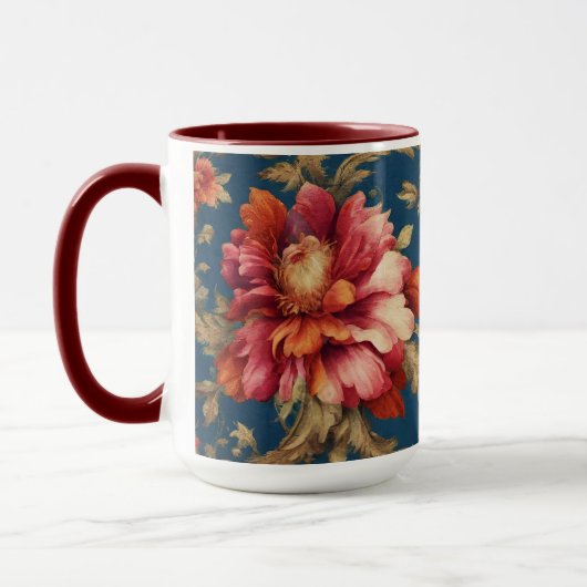 Italiaans Exquise  Grande Flowers Mok (Links)