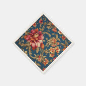 Italiaans Exquise  Grande Flowers Servet (Hoek)