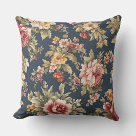 Italiaans Exquise Mooie Bloemenpatroon Buitenkussen