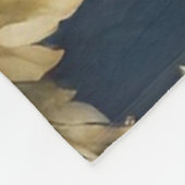 Italiaans Exquise Mooie Bloemenpatroon Fleece Deken (Hoek)