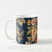 Italiaans Exquise Mooie Bloemenpatroon Koffiemok (Links)