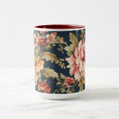 Italiaans Exquise Mooie Bloemenpatroon Mok (Midden)