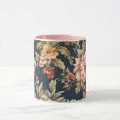 Italiaans Exquise Mooie Bloemenpatroon Mok (Midden)