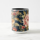 Italiaans Exquise Mooie Bloemenpatroon Mok (Midden)