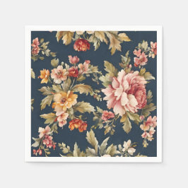 Italiaans Exquise Mooie Bloemenpatroon Servet