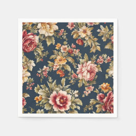 Italiaans Exquise Mooie Bloemenpatroon Servet