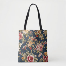 Italiaans Exquise Mooie Bloemenpatroon Tote Bag
