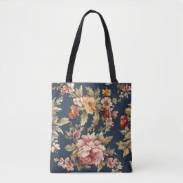 Italiaans Exquise Mooie Bloemenpatroon Tote Bag
