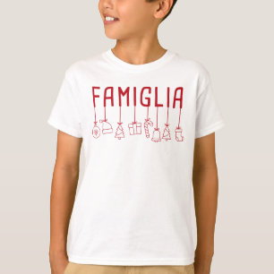 Italiaans Famiglia - Matching Family Kerstmis T-Sh T-shirt