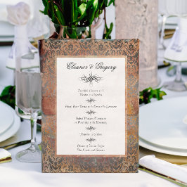 Italiaans Feest Toscaanse Elegantie Menu Kaarten