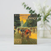  Italiaans fietsadvertentie Briefkaart (Staand voorkant)