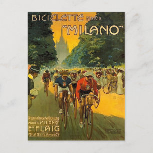 Italiaans fietsadvertentie Briefkaart
