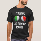 Italiaans finland italië slang italië pun Italians T-shirt (Voorkant)