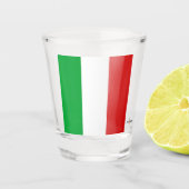 Italiaans FlagShot Glas (Voorkant)