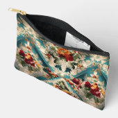 Italiaans floraal damast grillig patroon etui (Open)