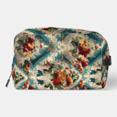 Italiaans floraal damast grillig patroon toilettasje (Achterkant)