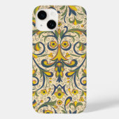 Italiaans Florentijns bloeipatroon Case-Mate iPhone Case (Achterkant)