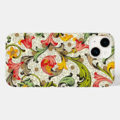 Italiaans Florentijns bloeipatroon Case-Mate iPhone Case (Achterkant (horizontaal))