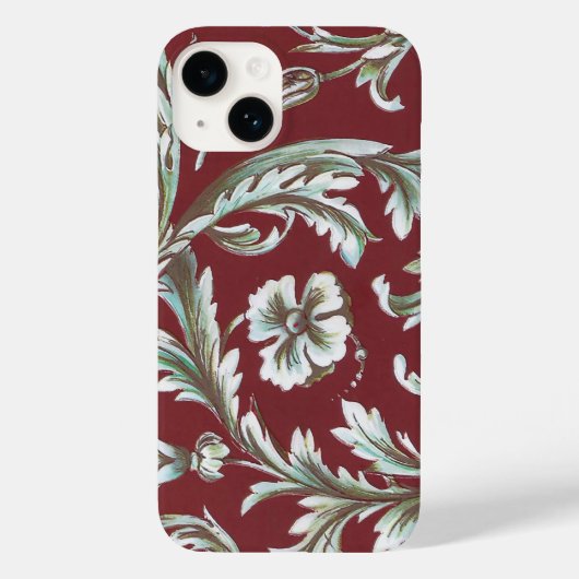 Italiaans Florentijns bloeipatroon Case-Mate iPhone Case (Achterkant)