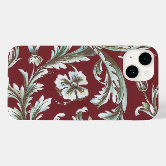 Italiaans Florentijns bloeipatroon Case-Mate iPhone Case (Achterkant (horizontaal))