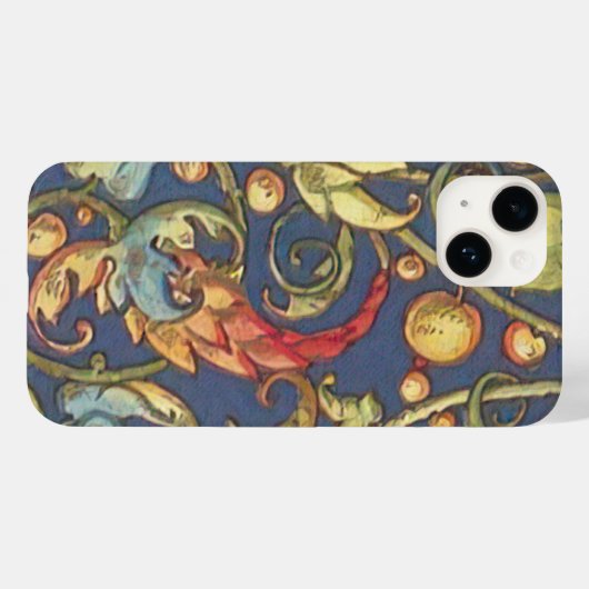 Italiaans Florentijns bloeipatroon Case-Mate iPhone Case (Achterkant (horizontaal))