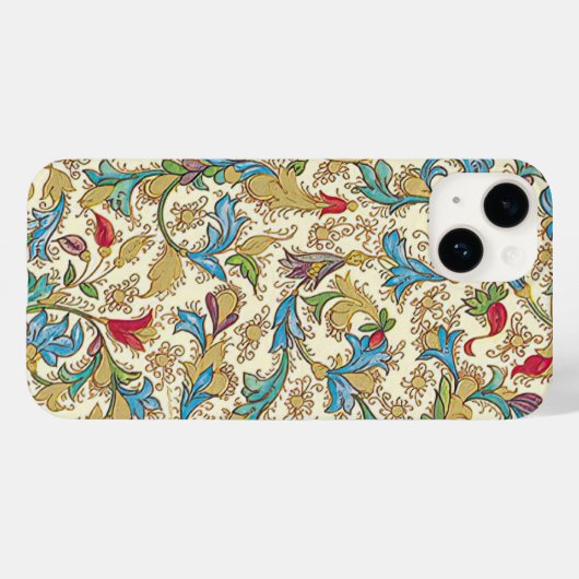 Italiaans Florentijns bloeipatroon Case-Mate iPhone Case (Achterkant (horizontaal))