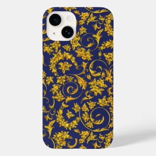 Italiaans Florentijns bloeipatroon Case-Mate iPhone Case (Achterkant)