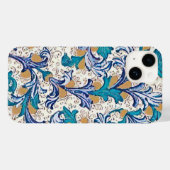 Italiaans Florentijns bloeipatroon Case-Mate iPhone Case (Achterkant (horizontaal))