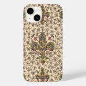 Italiaans Florentijns bloeipatroon Case-Mate iPhone Case (Achterkant)