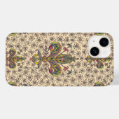 Italiaans Florentijns bloeipatroon Case-Mate iPhone Case (Achterkant (horizontaal))