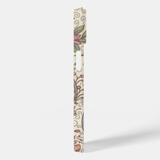 Italiaans Florentijns bloeipatroon Case-Mate iPhone Case (Achterkant / Rechts)