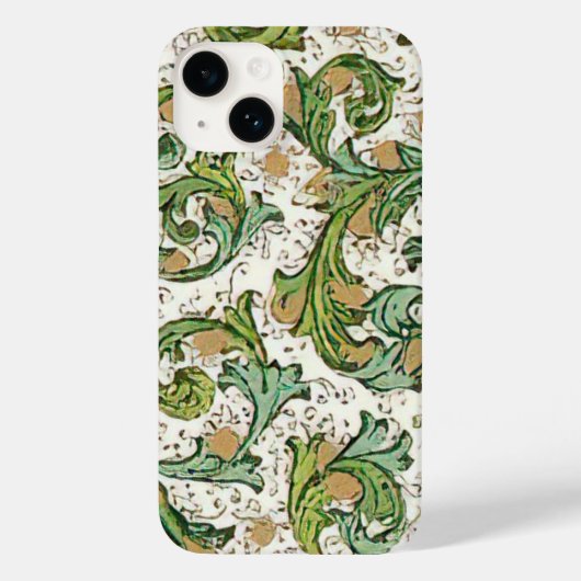 Italiaans Florentijns bloeipatroon Case-Mate iPhone Case (Achterkant)