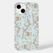 Italiaans Florentijns bloeipatroon Case-Mate iPhone Case (Achterkant)