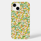 Italiaans Florentijns bloeipatroon Case-Mate iPhone Case (Achterkant)