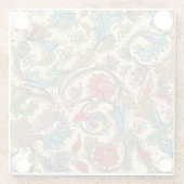 Italiaans Florentijns bloeipatroon Glazen Onderzetter (Achterkant)