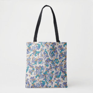 Italiaans Florentijns bloeipatroon Tote Bag