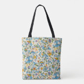 Italiaans Florentijns bloeipatroon Tote Bag (Achterkant)