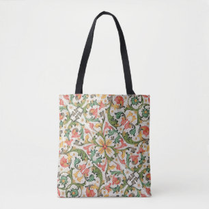 Italiaans Florentijns bloeipatroon Tote Bag