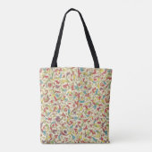 Italiaans Florentijns bloeipatroon Tote Bag (Achterkant)
