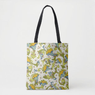 Italiaans Florentijns bloeipatroon Tote Bag