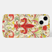 Italiaans Florentijns Fleur de Lis patroon Case-Mate iPhone Case (Achterkant (horizontaal))