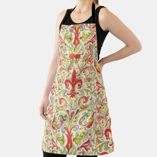 Italiaans Florentijns Fleur de Lis patroon Schort (Insitu)