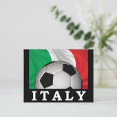 Italiaans Football Briefkaart (Staand voorkant)