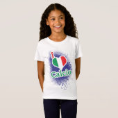 Italiaans Football Calcio T-Shirt (Voorkant volledig)