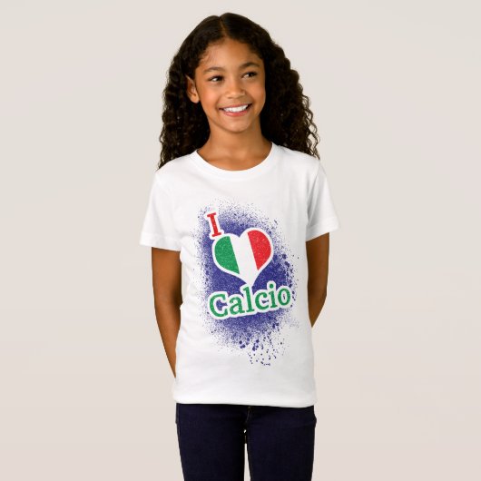 Italiaans Football Calcio T-Shirt (Voorkant volledig)