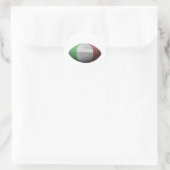 Italiaans Football Ronde Sticker (Tas)